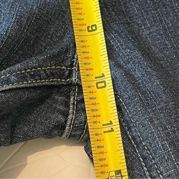 Tommy Hilfiger Embroidered Logo 100% Cotton Straight Leg Y2K Jeans NWOT Size 6 - Picture 10 of 11
